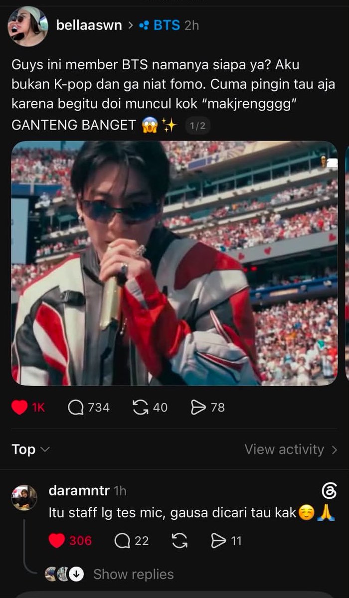sceneryyv's tweet photo. ANJ LUCU BGT😭😭

army gamau nambah saingan 😭😭 https://t.co/Sbc4sQQ6fE