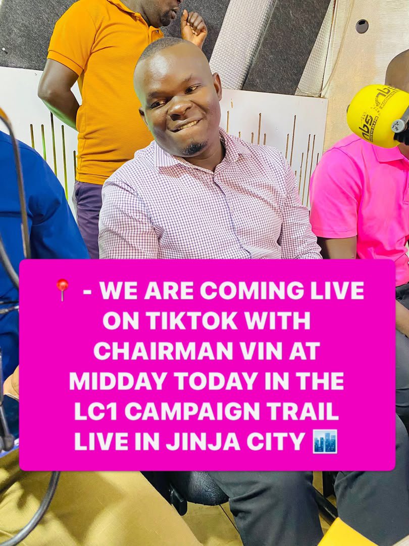 JinjaPool's tweet photo. 📍✴️ - WE ARE COMING LIVE WITH CHAIRMAN VIN AT MID-DAY 🙏✍️

- LOAD YOUR DATA &amp; TURN ON NOTIFICATIONS THROUGH THE LINK 🖇️ BELOW 👇;

- LEERO CAMPAIGN TUGENDA KUJILABA LIVE 💃

#CHAIRMANVIN #LC1ELECTIONS 

https://t.co/fpB5h4W8JX https://t.co/xmdkTTetwY