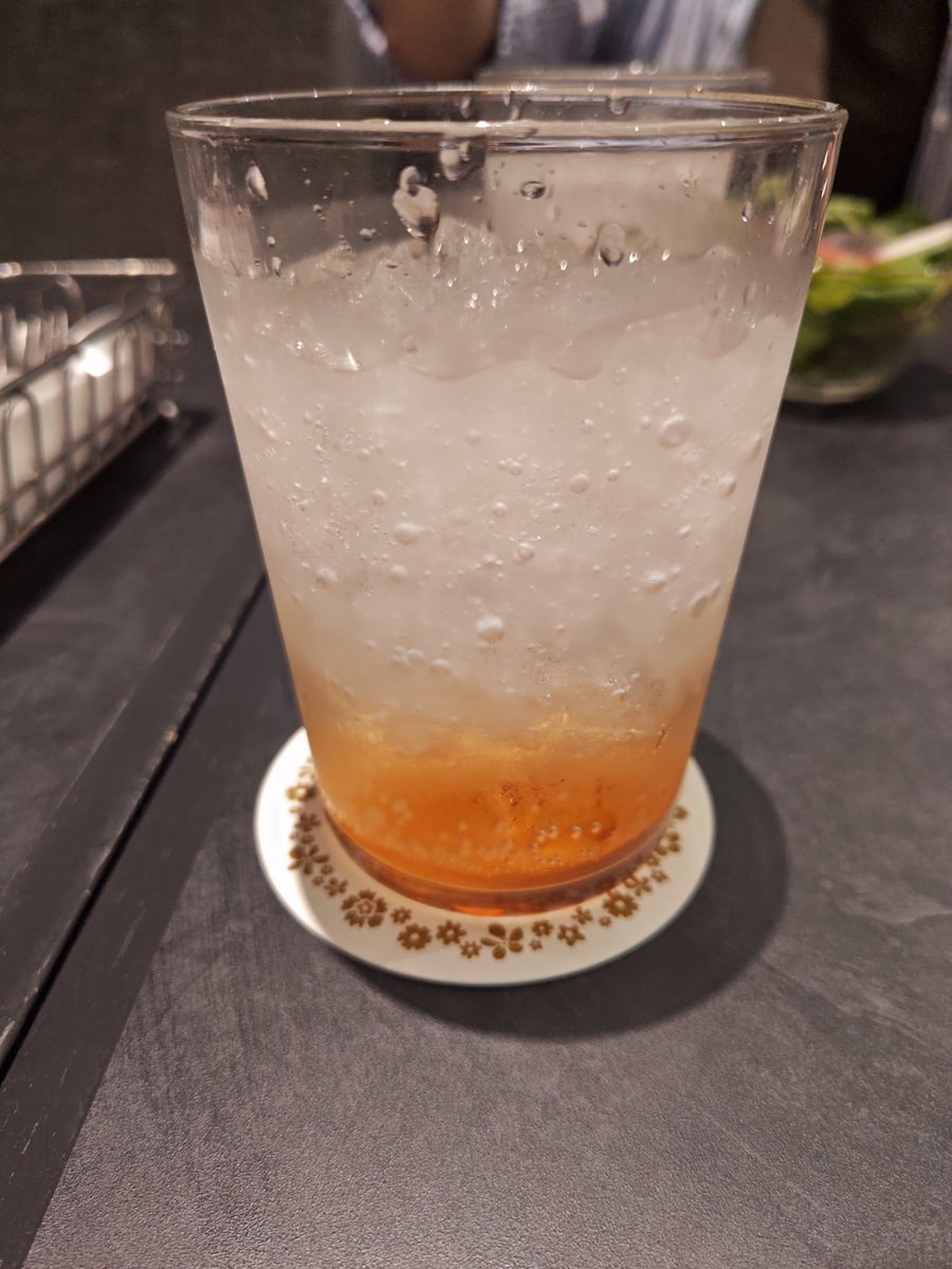 tocchan3939's tweet photo. お友達とランチ🍝
普段、炭酸はあまり飲まないけど…
なんとなく飲みたい気分🥤
暑いですね～🫠 https://t.co/7Xf9NLOvdc