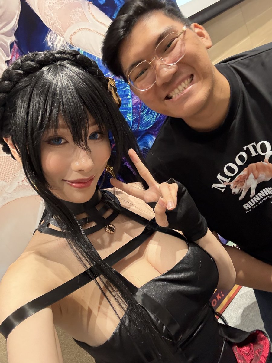 PathSongprasert's tweet photo. I’am so happy to meet you
I’ve been hoping we’d get to meet someday, and it finally happened.
Hope to see you again @haneame_cos https://t.co/D9rpt8GF0G