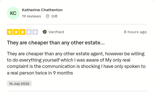 or_rhea's tweet photo. Service v. Sales Pitch🤦♂️🤦♀️🤦
Katherine Chattenton gave Purplebricks 3 stars via @Trustpilot https://t.co/IDVWb7Ob0w #CONmisery #NoBull #ownit https://t.co/njx9SXLBhh