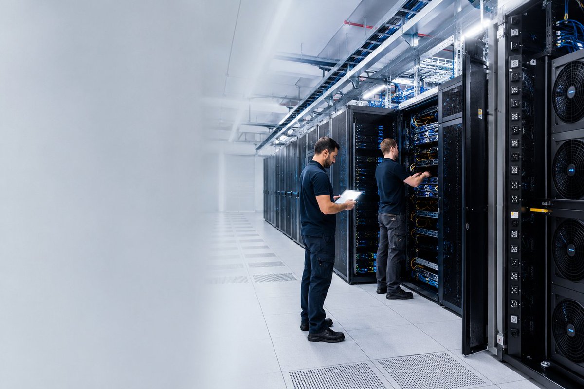 DafniaGroup's tweet photo. Multi-vendor environments can easily turn into a compatibility nightmare. Seamless system integration means ensuring that your racks, power units, and cooling cooperate flawlessly. https://t.co/kH1LOMnBtZ