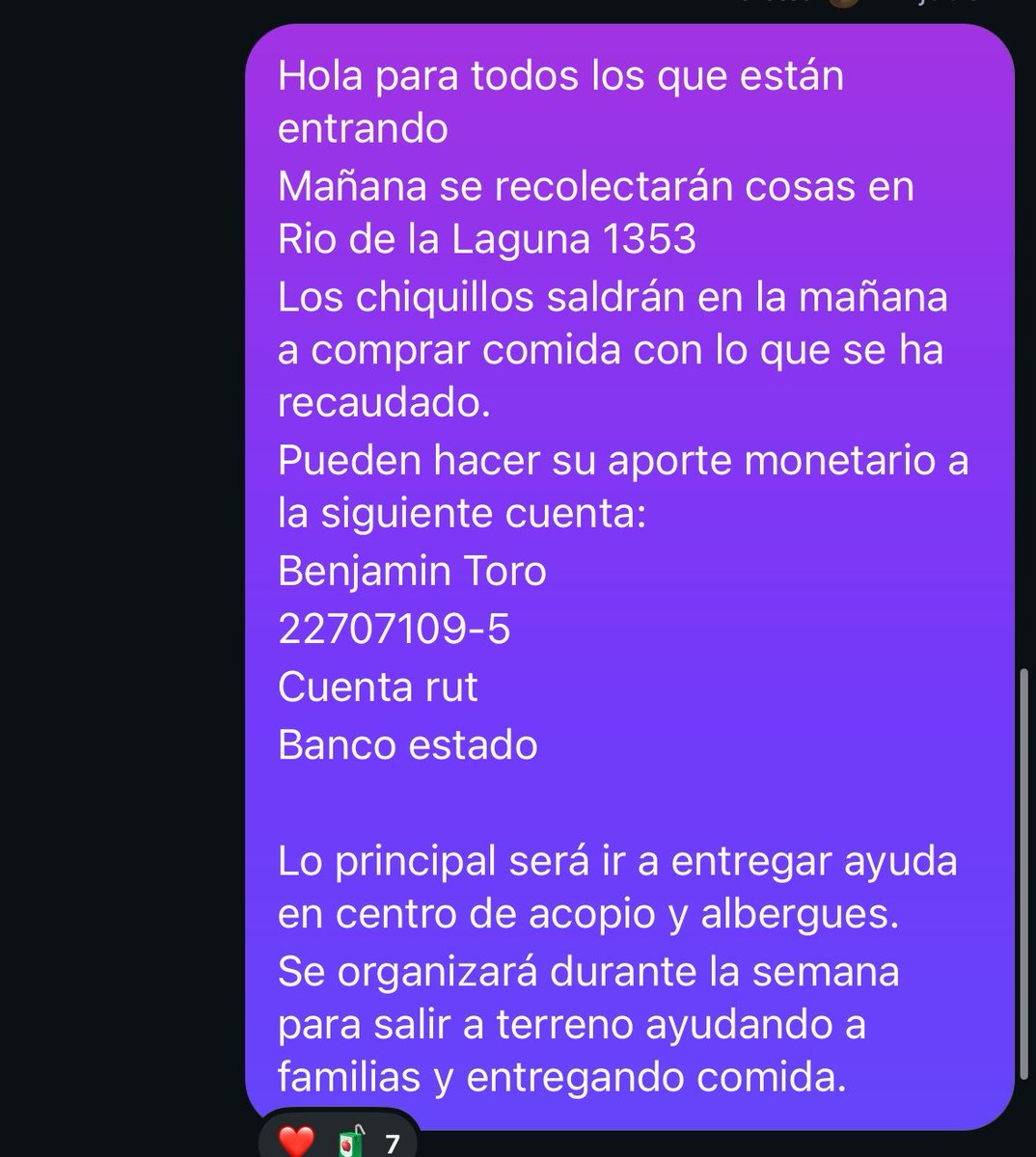 aistsahp's tweet photo. DIFUNDIR !!!!

Queremos ir en ayuda de toda la gente de tierras blancas en coquimbo
En especial de abuelitos que necesiten pañales 🙏🏻🙏🏻

#coquimbo #laserena #catastrofe #lluvia #chile https://t.co/6bmqwnkCZG