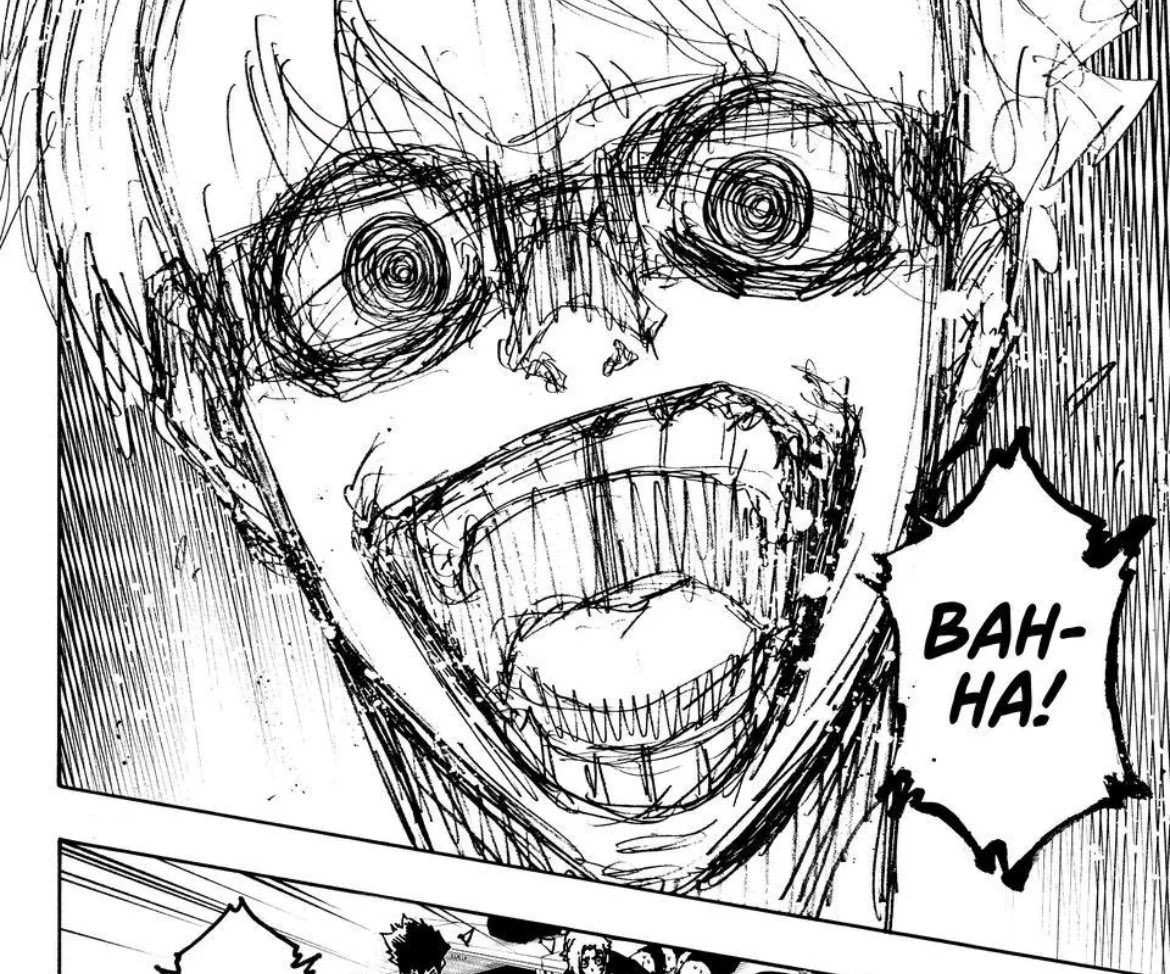 ukepounder's tweet photo. the unfinished panels actually make ego's crashout so much tuffer holy shit https://t.co/RcuKeXoH7h