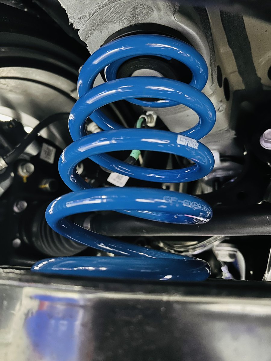 APIT_P_GARAGE's tweet photo. GRヤリスにG-FORCEオリジナルパーツダウンサスを取り付け致しました。
ローダウン量は前後20mmで、スプリングレートは前後4.11kg/mm
当店でのお取り付けありがとうございましたm(__)m
#apit
#apit_performance_garege東福岡
#GRヤリス
#G_FORCE https://t.co/vRoNiLnr8y