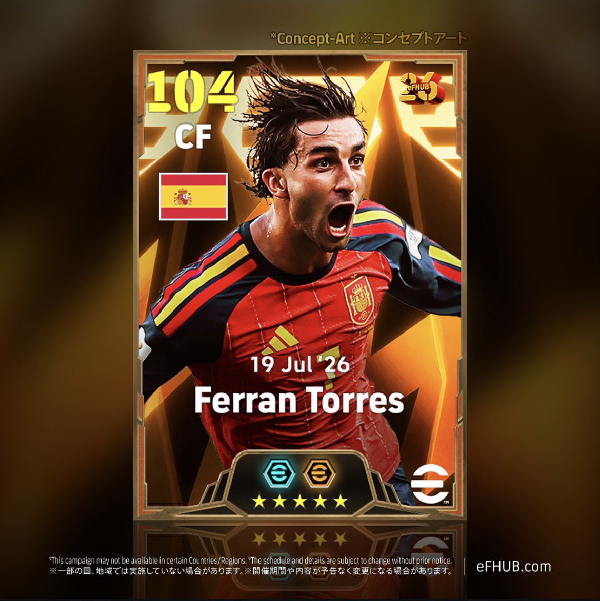 Thobyloba__'s tweet photo. Iniesta Big Time card was inspired by his goal to secure Spain first World Cup trophy in 2010. 
Do you think Ferran Torres deserve one as well?

#efootball #justwatching https://t.co/T4oAW9Q1Xr