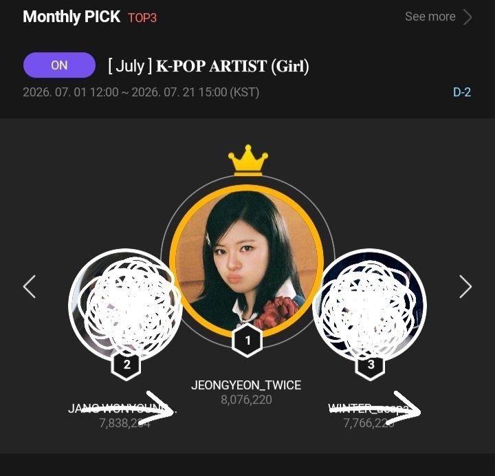 oncebase's tweet photo. [ob] permisi ya numpang reminder untuk vote Jeongyeon di Upick, meski sekarang posisinya di no 1 tapi biasanya fans lain akan boom vote di hari akhir. Jadi, tetaplah memulung dan drop vote sebelum end 21 Juli ya. 

Thanks 🍭 https://t.co/6cHWuI5Fgq