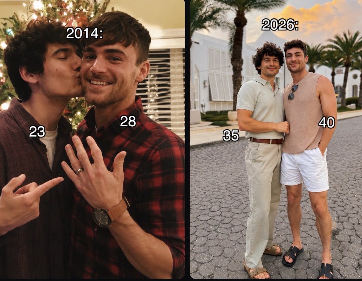 Rainbowreedeem's tweet photo. PJ and Thomas celebrating 12 beautiful years of marriage! 🥂 Happy Anniversary to a truly wonderful couple.❤️ https://t.co/xSWVdFHrSq
