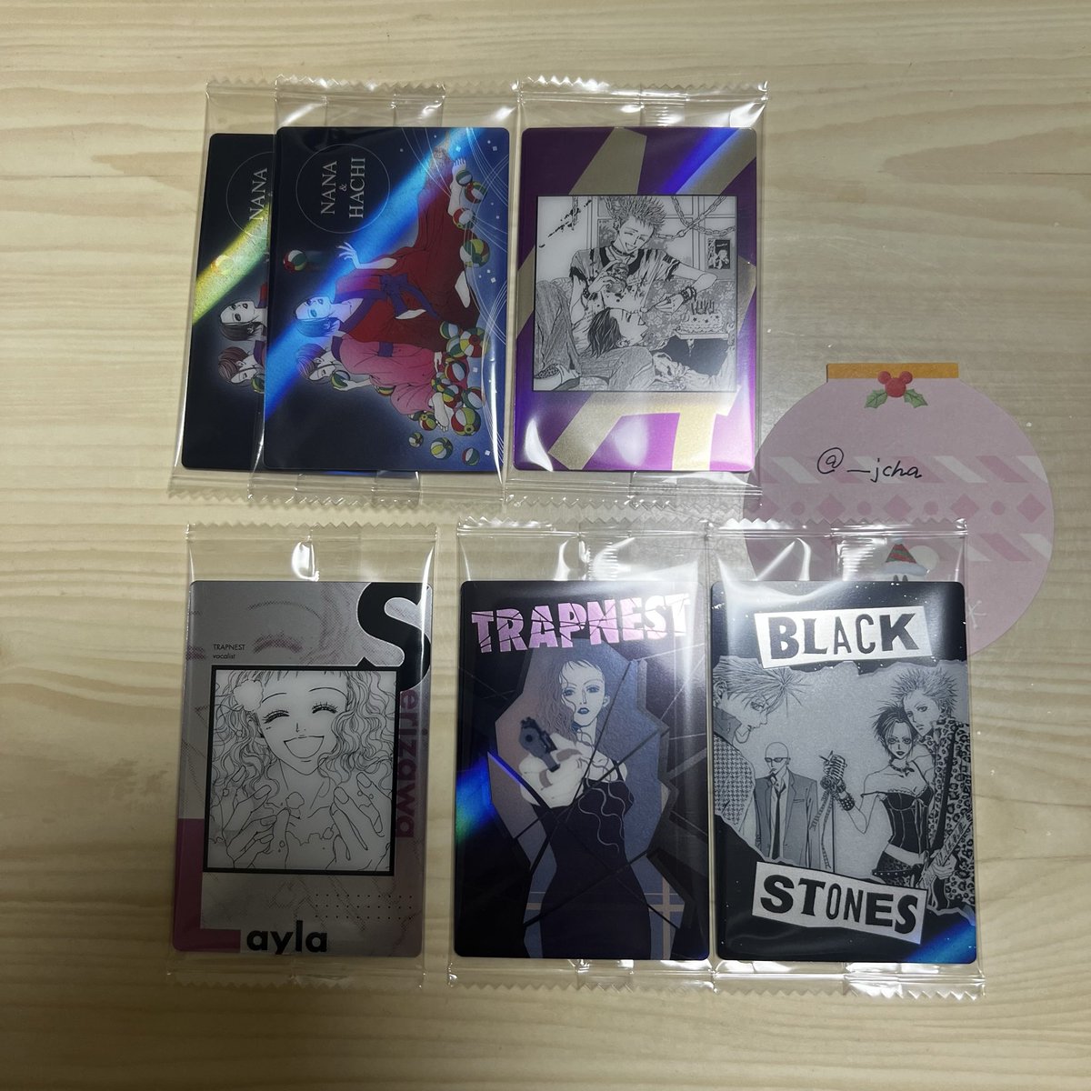 ___jcha's tweet photo. NANA  ツインウエハース　交換

【譲】画像
【求】最優先スタンプ・過去シークレットタクミ＞求

郵送希望（場所により都内手渡し可）
お気軽にお声掛けください https://t.co/FlsUZRswfc