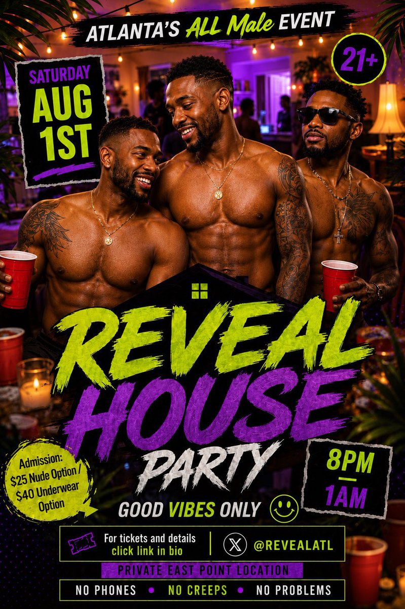 datjonzboi's tweet photo. @REVEALATL is back come out and enjoy a night of games,drinks, and uninhibited social recourse. Grab your tickets below

https://t.co/iSpK6Dy2wr https://t.co/fjkGjz971X
