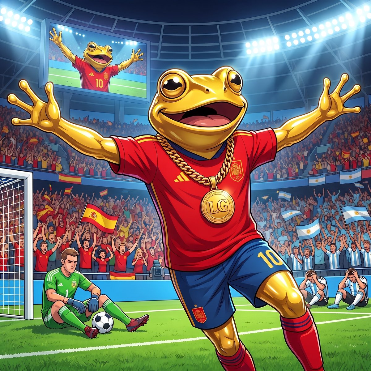 LordGoldhand's tweet photo. GOAL! $LGH is bringing world-class championship energy straight to Solana. Join the victory! ⚽️🏆🔥
#LGH #Solana #WorldCup2026 #LordGoldhand https://t.co/RC8VS26LnB