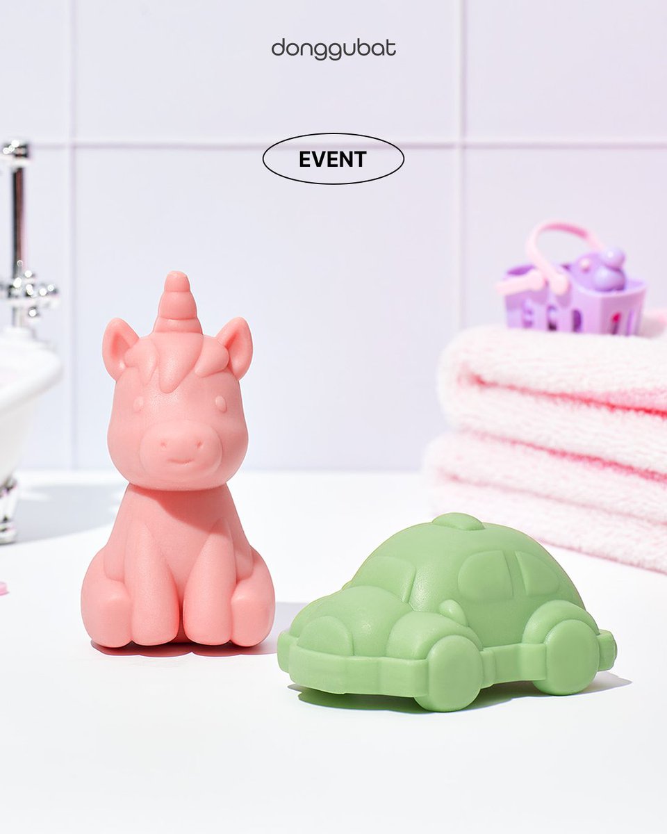 _donggubat's tweet photo. #EVENT #NEW
세안 후 피부가 당기고 건조하다면?
순하지만 개운하게,
오늘의 피부 컨디션과 취향에 맞춰 골라보세요🫧

동구밭 선 데이 클렌징 바 출시 🧼
📎 https://t.co/d0BaNvsMTT

👧 어린이 선 데이 클렌징 바
아이들이 좋아하는 귀여운 디자인과 향으로 즐겁게 세안해 보세요.

🚗 청포도 젤리 향 자동차
🦄 딸기 솜사탕 향 유니콘

🩵 촉촉한 세안이 필요하다면?
판테놀과 8중 히알루론산을 담은 수분 선 데이 클렌징 바
💛 진정이 필요하다면 ?
호호바씨오일과 치자추출물을 담은 진정 선 데이 클렌징 바

내 피부에 필요한 클렌징을 골라
매일 더 편안한 세안을 시작해 보세요💚

✦이벤트 참여 방법
1. 팔로우 + 게시물 RT
2. 답글에 원하는 선 데이 클렌징 바 (자동차/유니콘/수분/진정) 남기기💬
*비공개 계정은 참여가 어려울 수 있어요!

📅 참여 기간: 7/20(월) ~ 7/27(월)
📢 당첨 발표: 7/28(화) - 개별 DM 발표
🎁 선물: 동구밭 선 데이 클렌징바 (자동차/유니콘/진정/수분) 택 1 (15명)

*제품은 국내 발송만 가능합니다
