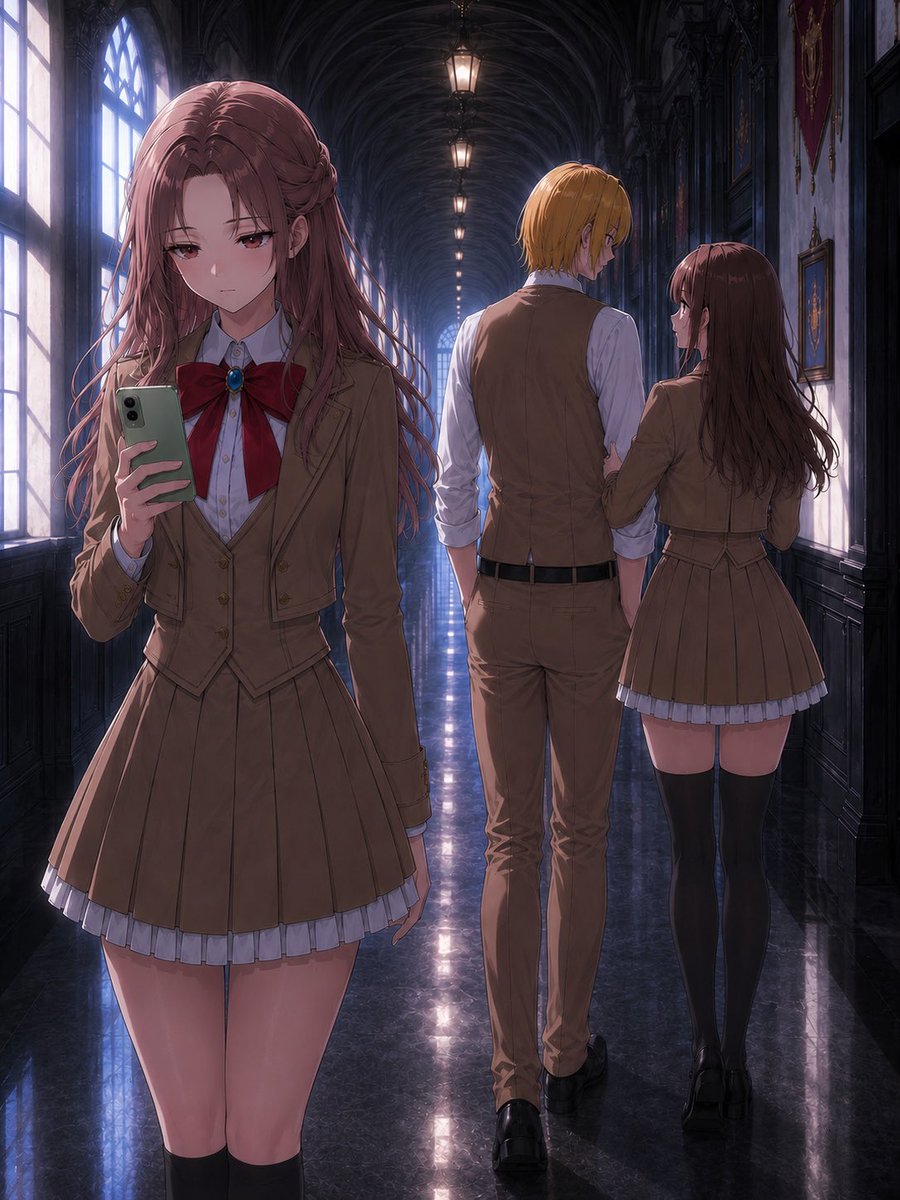 subaru_aoshima's tweet photo. レイン・ヘイズ×綾瀬モモコ×橘アオイ
(全てネタ衣装Ver.)

『恋はデスゲーム』

通常カラーで製作しようとしたけど
やっぱりデスゲーム感がほしくて今回だけは色違いです…w
#AIイラスト
 #オリジナルキャラクター 
#AIイラスト好きと繋がりたい
#スバルと愉快な仲間たち https://t.co/8ikxItgcCE
