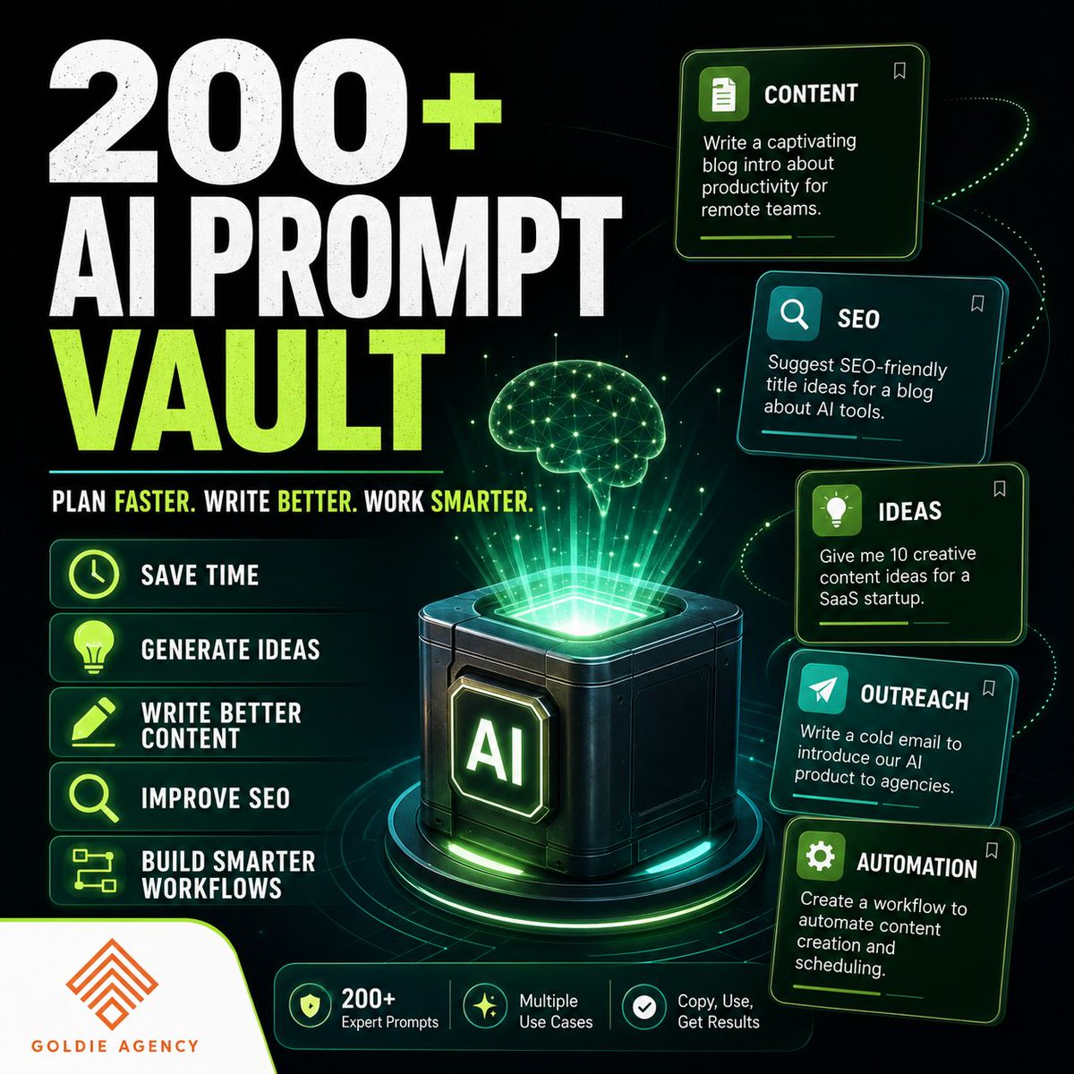 JulianGoldieSEO's tweet photo. Want to Know How To Use AI To Find Keywords, Create Content, And Improve Rankings?

(Without Hiring A Huge SEO Team...)

Get YOUR FREE 200+ AI Prompts And Guide 👇

Like + comment “Yes” to claim yours! 💪 https://t.co/1oUc0nYBYB