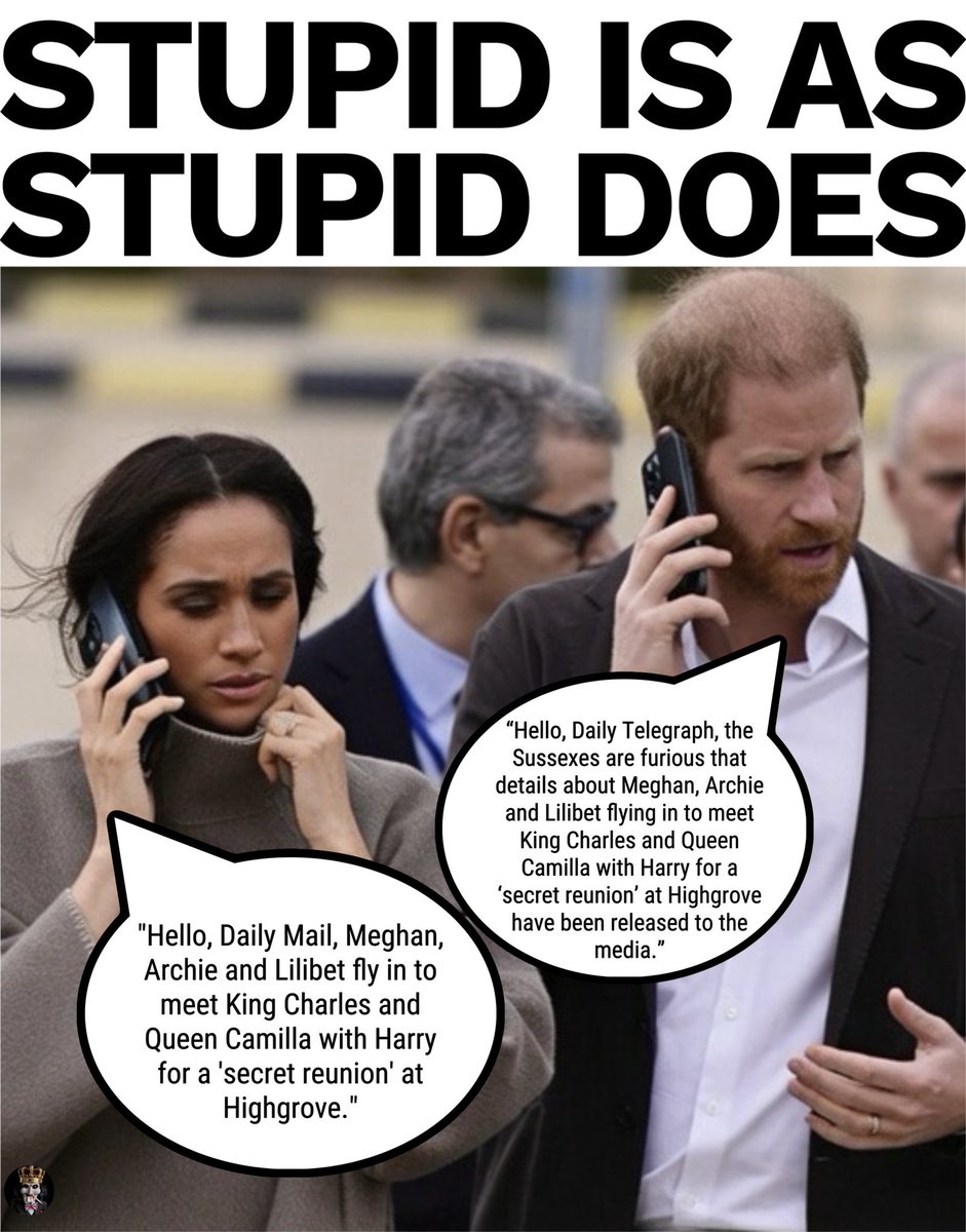SaltyRoyalMemes's tweet photo. 🥸‼️ #princeharry  #MeghanMarkle  #HarryAndMeghan #DumbPrinceAndHisStupidWife https://t.co/BHzyfXBG0e