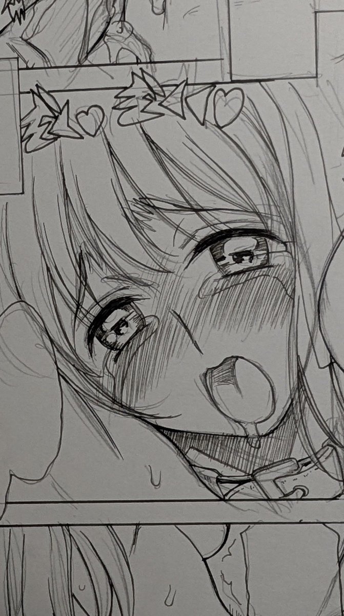 夏コミ新刊進捗です。
まだまだペン入れ途中です💧 