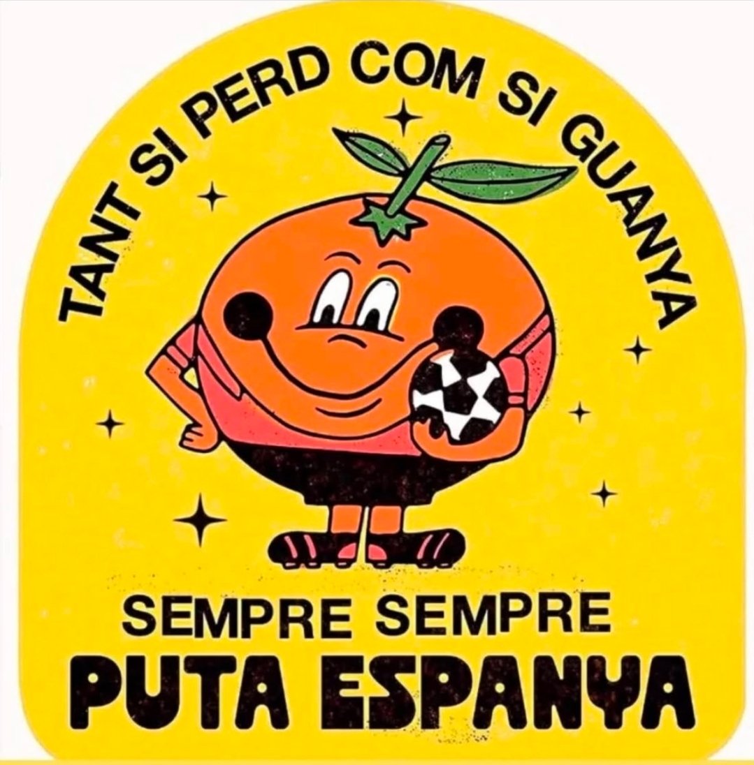ignasis72's tweet photo. @Msqueunclub1 @elchiringuitotv Diu ta mare que arribarà tard.
#putaespaña #putaselecció #fuckspain https://t.co/5bqU2ea8tB