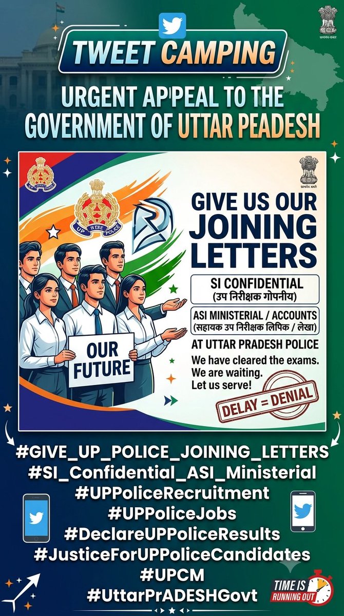 Mohit_bhaskar21's tweet photo. #JoiningForUPPoliceSIASI2023

#UPASI2023_JoiningAwaited https://t.co/0xtWLhgsjD