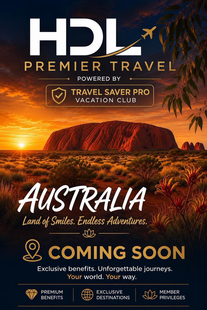 HDLPremiertravl's tweet photo. 🌍 Four incredible destinations. One unforgettable journey. ✈️✨

Bermuda, Oregon, Australia, and Thailand are coming soon! Where will your next adventure take you? 🌴🏔️🌊

#HDLTravel
 #TravelSaverPro 
#ComingSoon
#LuxuryTravel 
#TravelMore 
#BucketList 
#Wanderlust https://t.co/i0Lykj3XXs