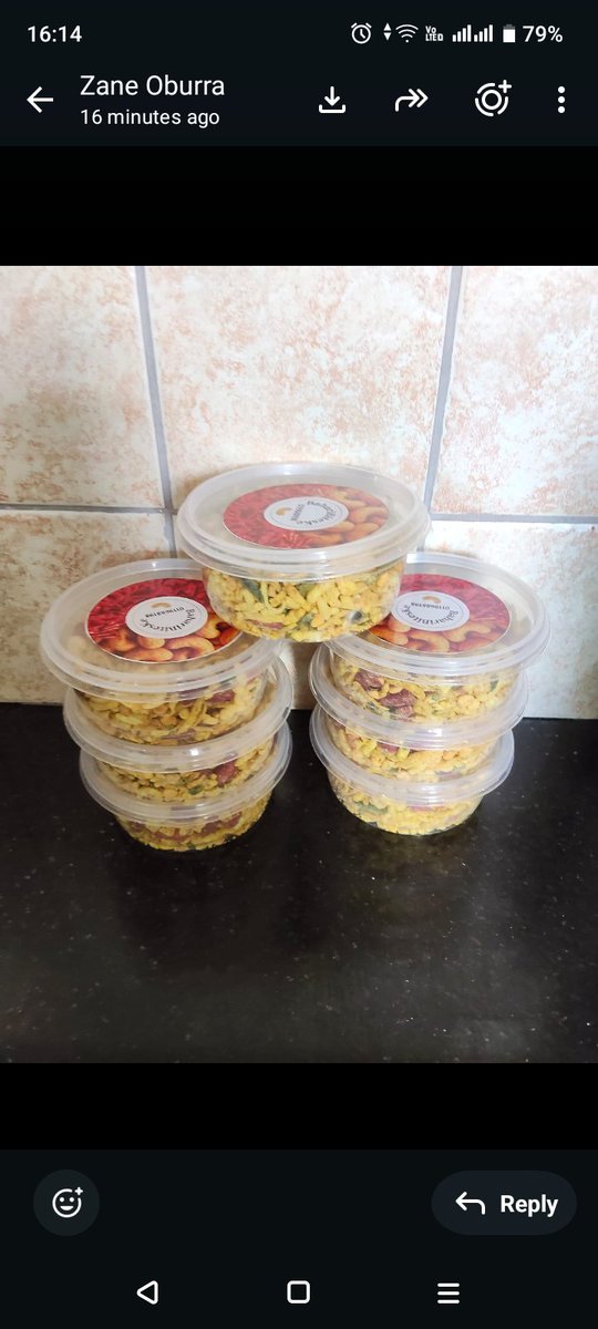 cathy_mutuku's tweet photo. Selling coastal snacks, 
We have, 
Chevda @300, 
Plain achari @200, sweet and spicy achari @200&amp;300, 
Korosho 1 kg @1800&amp;1/2 @900, 
For orders call📞 or WhatsApp
0119688198 https://t.co/Jyq6xbJ3R3