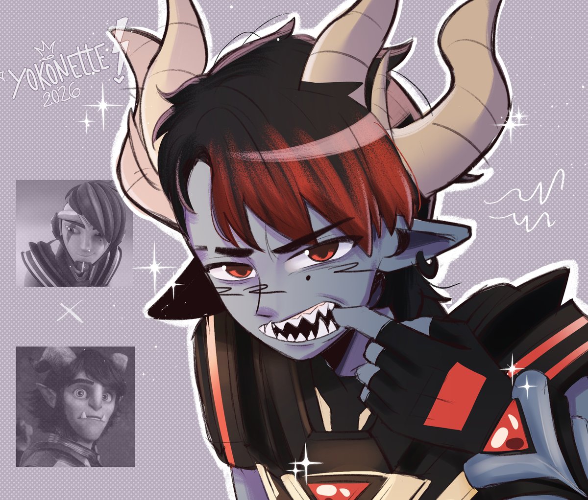 Yokonette's tweet photo. Troll Lon because I can.👁️

#sendokai #sendokaichampions #Trollhunters #TalesofArcadia https://t.co/eT9ZyHdPgU