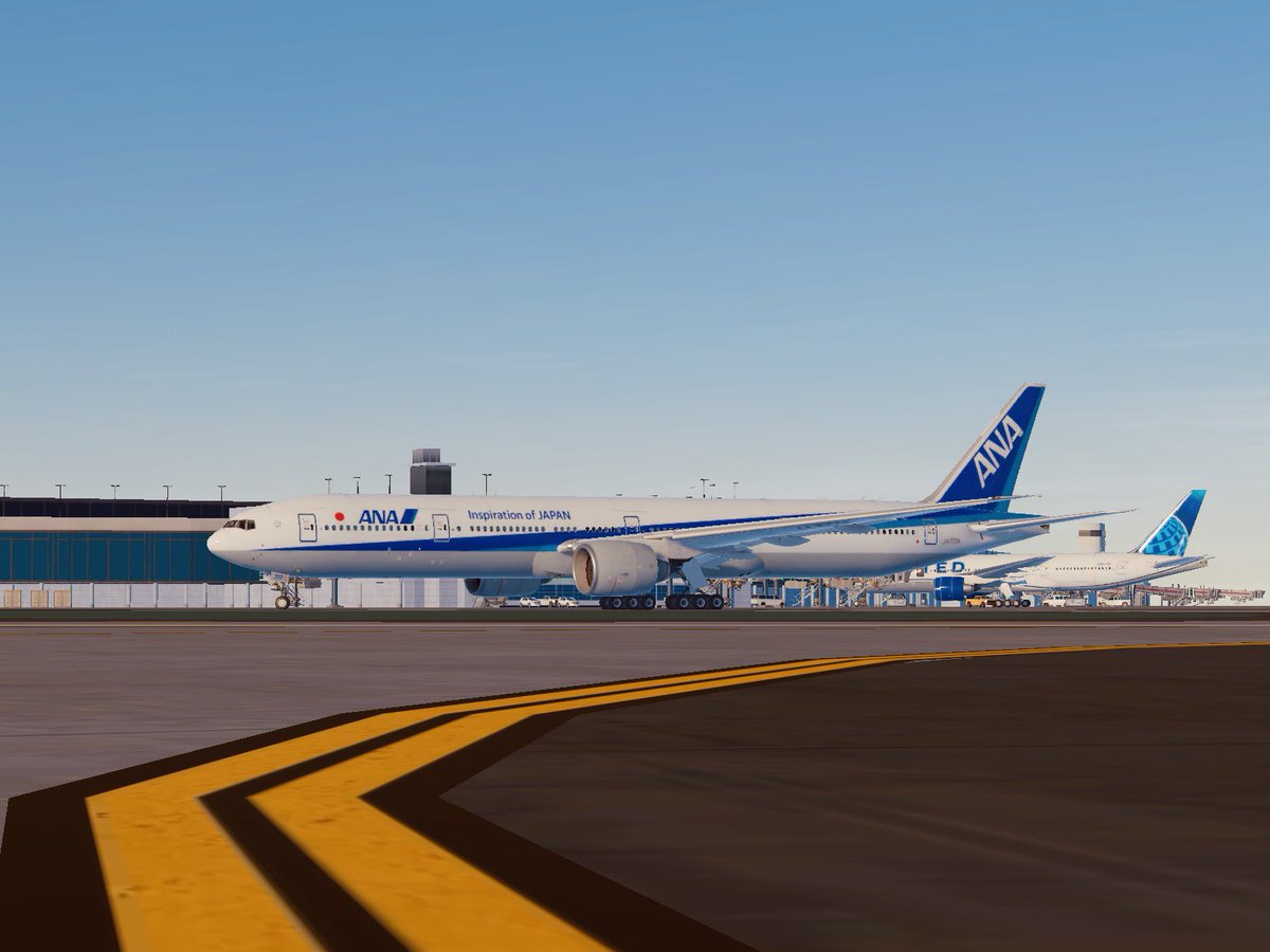 yutyan_if's tweet photo. 【フライト記録📸】
オヘア空港にはANA機が駐機していました。海外で日系の機体を見かけると少し嬉しくなります。
ANA112便 シカゴ(ORD)-東京(NRT)
#infiniteflight https://t.co/bcAcMXIydd
