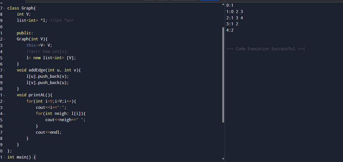 SwarnimaKhadka's tweet photo. #LSPPDAY50
Today, I learned about the Graph data structure. Covered the fundamentals, including how to represent and build graphs, and implemented two graph traversal algorithms: BFS and DFS.
#60DaysOfLearning2026
#LearningWithLeapfrog 
@lftechnology https://t.co/e67xg5DcXU