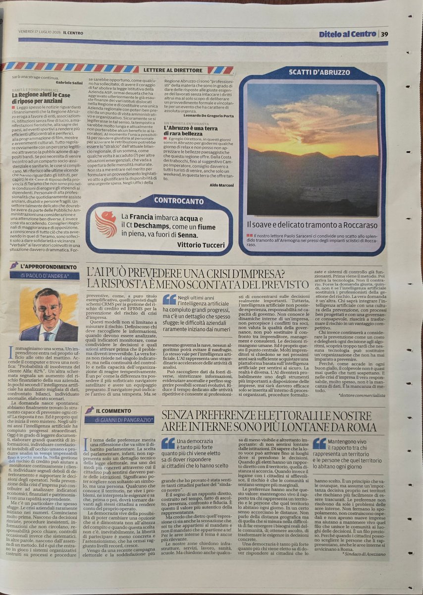 oudeis68's tweet photo. Quanto può essere predittiva l'AI nella individuazione della Crisi d'Impresa? Tanto. Ma non riesce a prevenirla. https://t.co/lPs5yHZddR