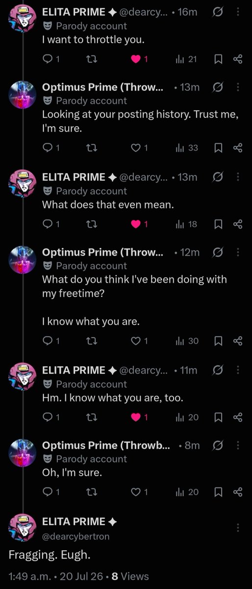 Optimus Prime (Throwback Event) tweet media