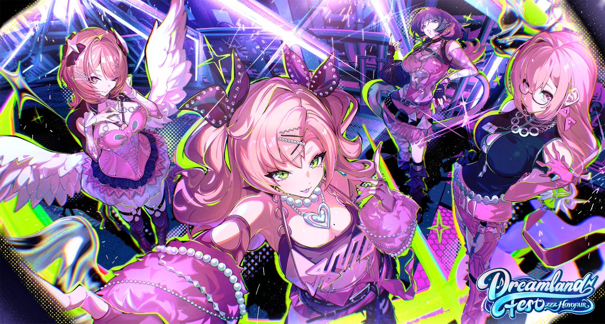 HoYoFair_0's tweet photo. 「新エリー都 ドリーム・エレクトロフェス」まであと2日！⏳
 
 ステージをPINKに染めちゃおう！
 
 ⏰ 配信日時：
 2026年7月25日 22:00 (JST)
 2026年7月25日 08:00 (EST)
 
 🎨イラストは @TKS_10ru 様より頂きました。
 
 #ZZZDREAMLAND #ゼンゼロ2周年 https://t.co/0aCePk9Ysf