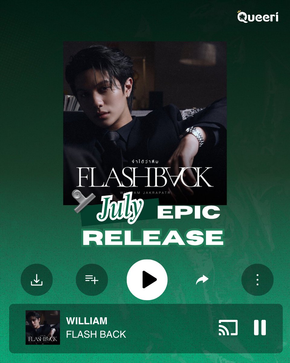 queeri_official's tweet photo. Support #Flashback by #Williamjkp for #Queeri JULY EPIC RELEASE

End: July 27, 2026 at 1 PM (GMT+7)
#Queeri_Vote https://t.co/1CEDKrZ26W