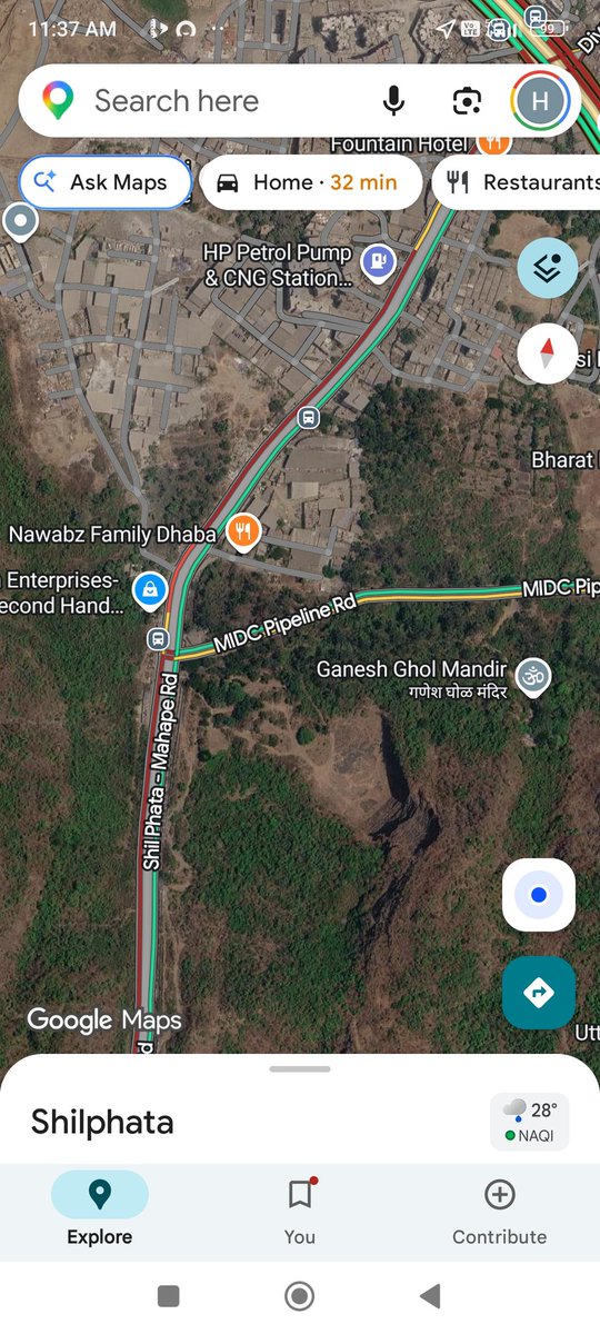 TheCaseStudyies's tweet photo. @ThaneCityPolice @Navimumpolice Mahape Shil road par traffic hai. Please clear the traffic https://t.co/T9mPYSwCZY