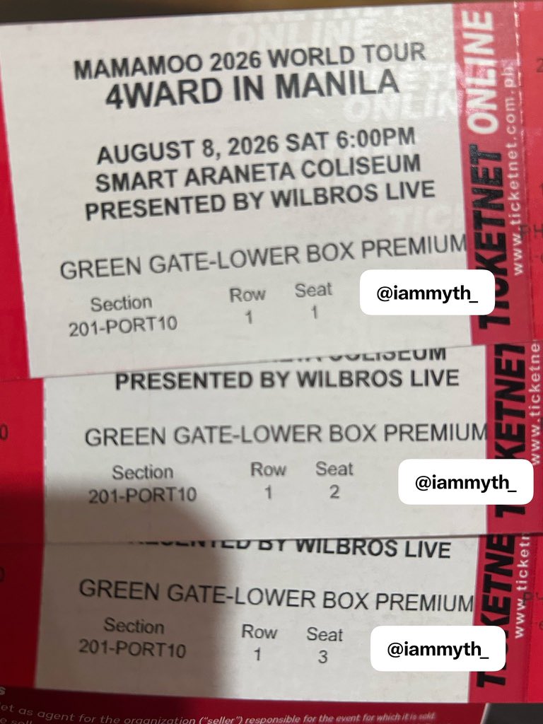 4MMM_Ph's tweet photo. WTS LFB

3 Lower box premium Section 201 Row 1 adjacent seats

Same price po (Negotiable) and open for half-half payment or just message me or @iammyth_  para mapag usapan payment terms 🥹

Rsf: Isa sa mga prio tix namin to pero nakuha rin namin prio tix namin sa VIP 🥰

🙏🙏🙏 https://t.co/3DP9fwiEQD