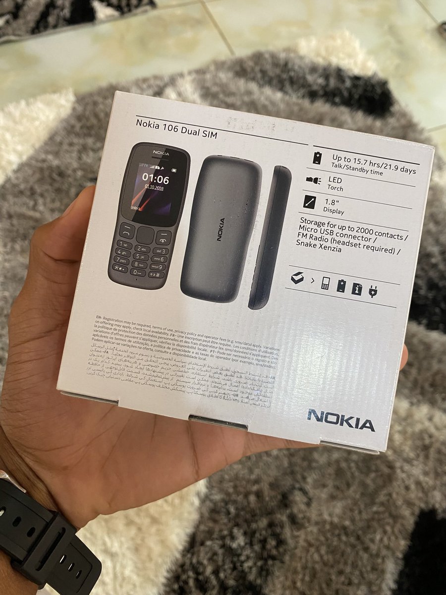 PraiseNdipoh's tweet photo. Moving these Nokia burner phones at only K37,500.
Strong battery. Dual SIM.
Readily available in Lilongwe.📍
Bulk supply also available.
DM or https://t.co/nFxoESK4Nt
Please repost.🙏
#Nokia106 #Malawi #Lilongwe https://t.co/JgKVUwDsW0