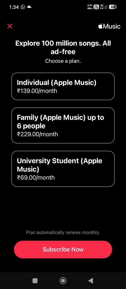 AppleMBTSIndia7's tweet photo. [RT please]

As some might know AM plan prices have increased. We've been funding our family plans from our iTunes funds bank balance which will only last a few months at most. To start new plans &amp; continue current ones we'll require donations. Kindly DM if you can donate tysm💜 https://t.co/U4cvWdbIXf