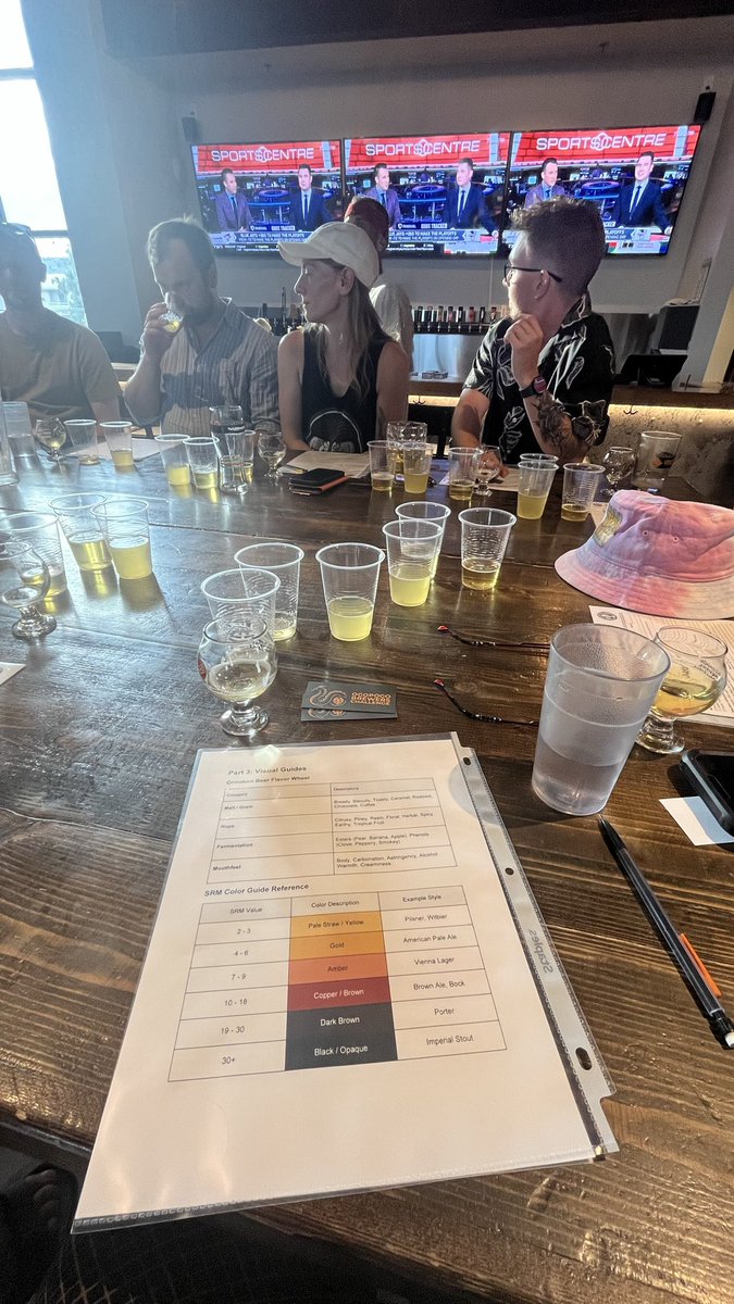 EdgyLassie's tweet photo. Enjoyed going to the ‘Ogopogo Brewers Challenge’ Roadshow Workshop at Neighborhood Brewing this week! 

An intensive sensory workshop hosted by Josh Wyatt and James Clark where they reviewed what the Beer Judge Certification Program is…
🔽 https://t.co/KNBfcdPKas