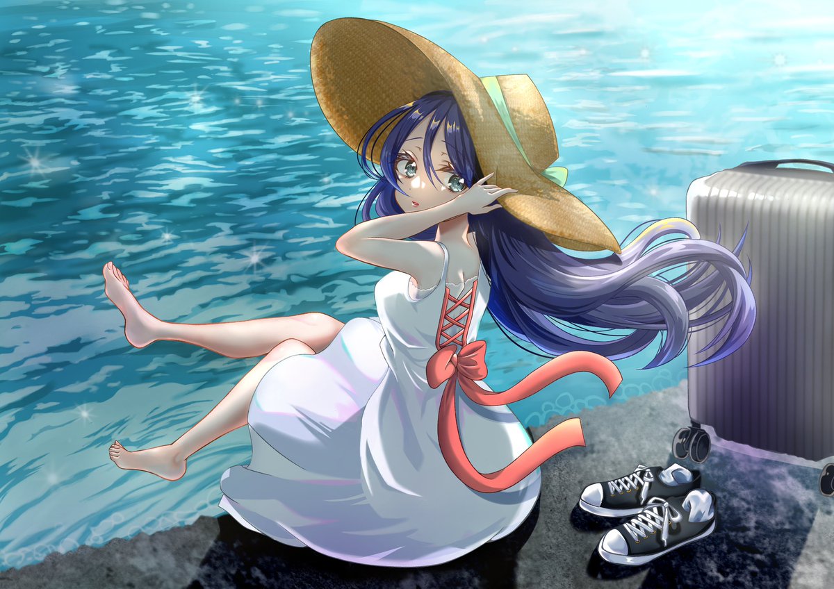 ofuton823's tweet photo. 「いちばん海に近い場所」

#海の日 #海の日イラスト 
#絵描きさんと繋がりたい 
#絵描きさんフォロバ１００ 
#三連休はフォロワーさんが増えるらしい https://t.co/nXYei0F18d