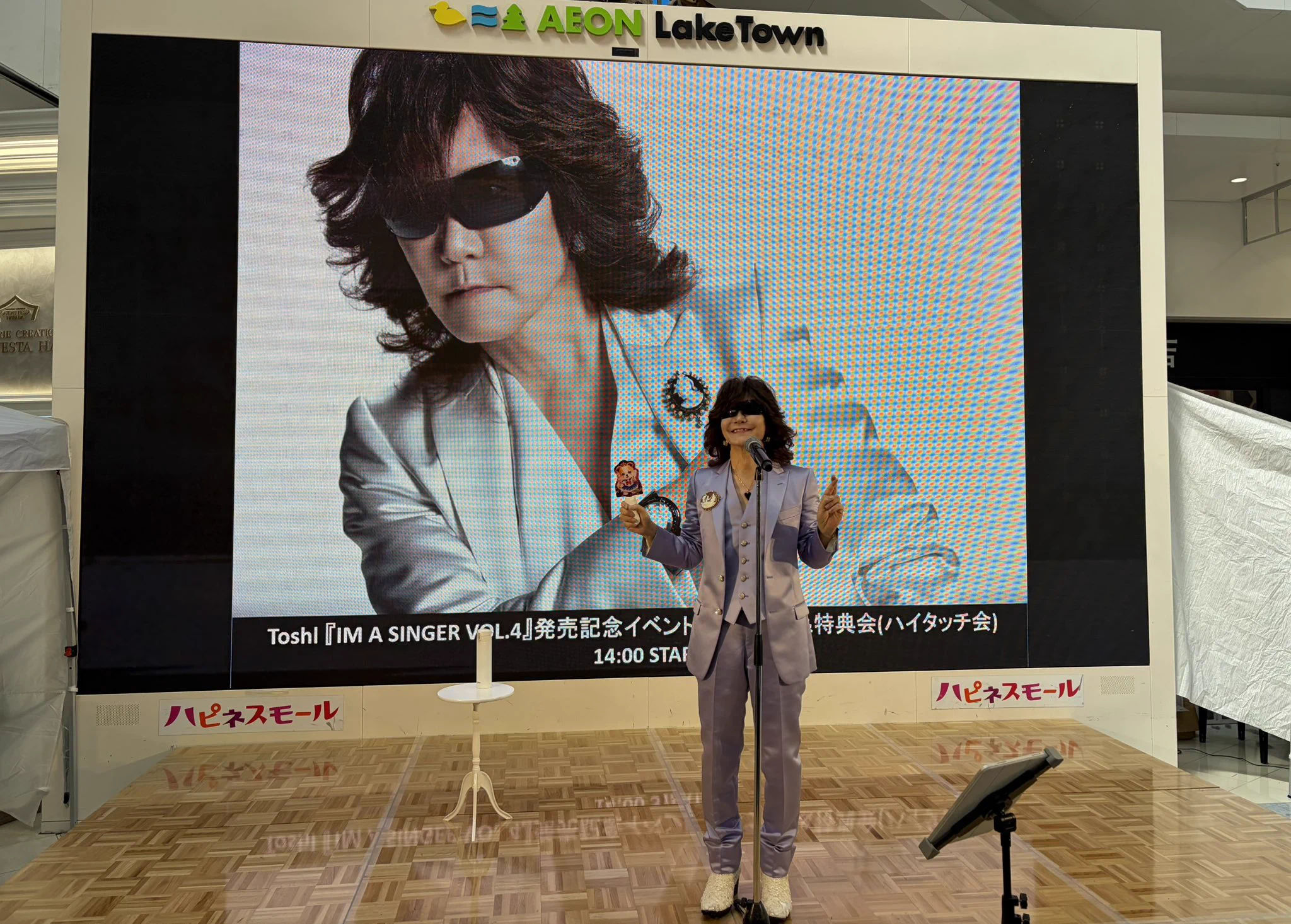 Toshl、新アルバムイベントでファン熱狂のミニライブ