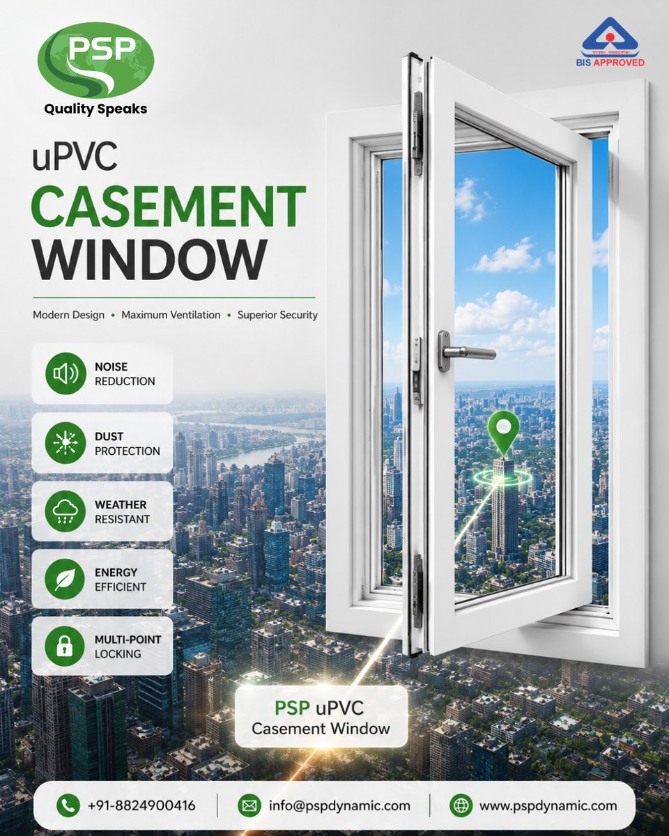 DynamicPsp's tweet photo. Upgrade your home with smart, secure uPVC windows
Contact No: 8824900416
#upvcwindows #casementwindows #pspupvc #homedesign #soundproofwindows https://t.co/QSI4ZpXwN8
