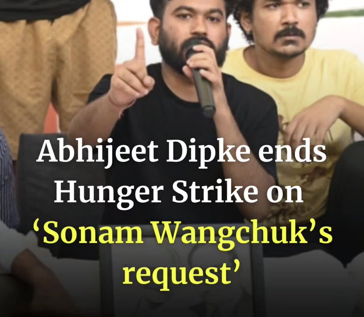 keshavbedi's tweet photo. Worse than my expectation.
The man didn’t even need an arrest to break his fast. An indefinite fast that ends in a day or two. https://t.co/dF8aKDvOnj