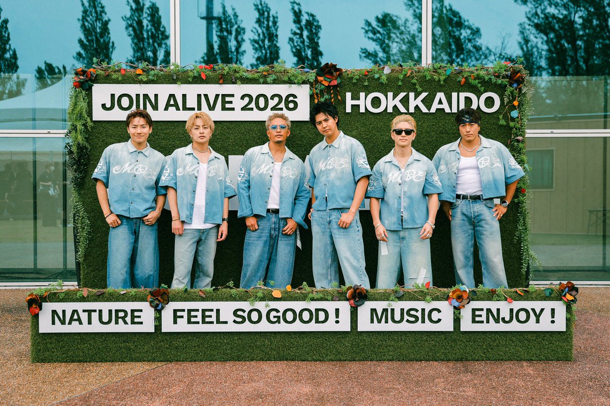 ryuto_staff's tweet photo. 2026.07.19(Sun)
JOIN ALIVE 2026
@北海道・いわみざわ公園

お越しいただいた皆様ありがとうございました！！

爆アゲセットリストで
野外フェス最高でした😎🔥

▼ JOIN ALIVE 2026 SETLIST
https://t.co/E1RWA2fs7j

#GENERATIONS
#数原龍友 #GENE_数原龍友 
#ジョインアライブ @JOIN_ALIVE https://t.co/UpVrGEFqAz
