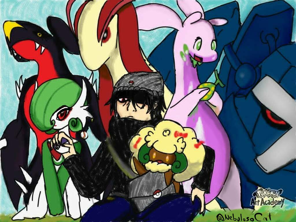 NebulosoCat's tweet photo. Mi Team Pokémon con mi OC Trainer.
Hecho en 3DS.
#PokemonArtAcademy #Novice #DigitalArt https://t.co/abmxyDqz0y