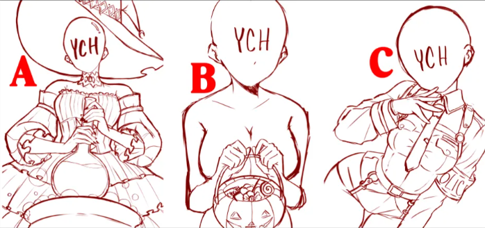 Kimiwoo_0's tweet photo. finally opened some YCHs!! 🥹💖

✦ Outfit YCH
✦ Halloween YCH 🎃
Price: $35 each
Feel free to DM me if you have any questions or claim a slot. Thank you for all your support! ✨

Vgen: https://t.co/htBJwSN4CU

#YCH #CommissionOpen #Commissions #digitalartㅤㅤㅤㅤ https://t.co/j5HvNlRKEh