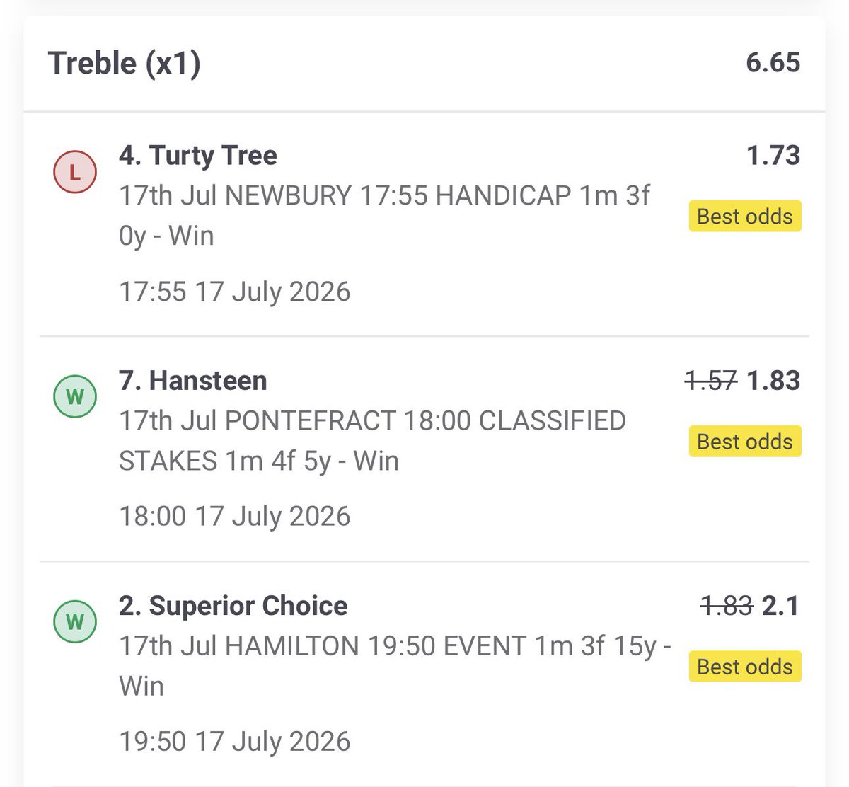 SonnetTV's tweet photo. @TWEnclosure @RacingTV Let’s get it! I’m on such a losing streak 😅
Maybe I need to place singles alongside haha https://t.co/5rKmMLow4i