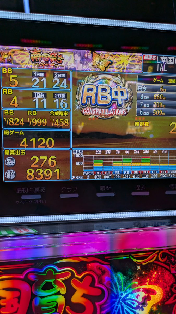 ag777v's tweet photo. 投資123k
7スルー 4120Gで初飛翔
5連で終了 -108k
初めて朝一から打ちましたがもう二度と打つ事はないですね
とりあえずやりたい事は全部やった
俺あまり南国を沖スロだと思ってないけど南国の低設定が沖スロで一番キツいかな
救済措置もガチでないし
まさか沖ドキduoアンコールの方が優しいとは https://t.co/cwLWQJYkto