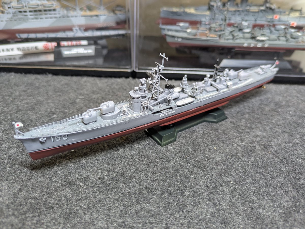 EDAMAMEN628's tweet photo. ＃艦船模型
私の冬月は最終的にこうなりました。
めちゃええなぁこれ https://t.co/2PWUB7td5K