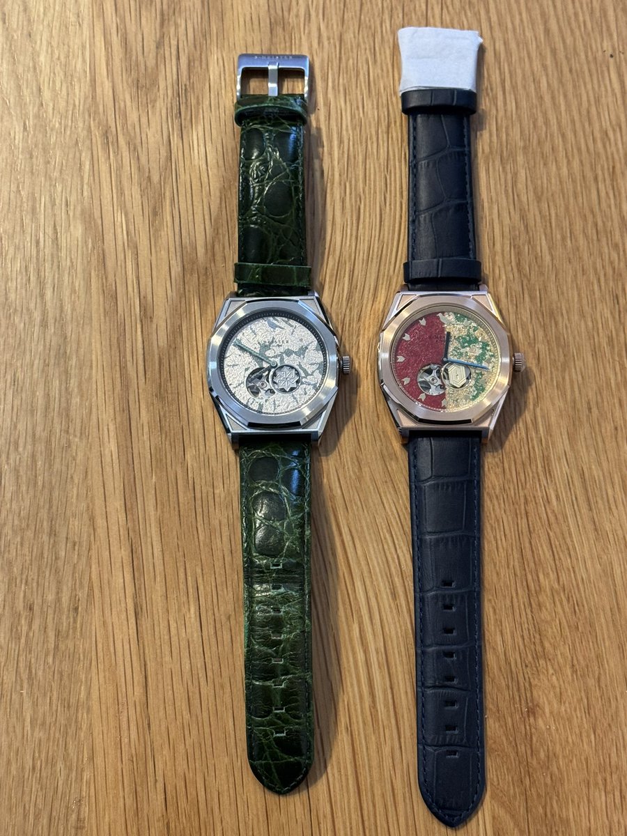 shanpanP2suko's tweet photo. 🟦⌚️が再販されたので、早速購入しました。🟢⌚️を購入して約8ヶ月
ずっと使っていましたが、本格的に暑くなってきたので暫くお休みです。
🟦⌚️も涼しくなってきた頃に、下ろそうと思います♪ https://t.co/HouOHT1RBX