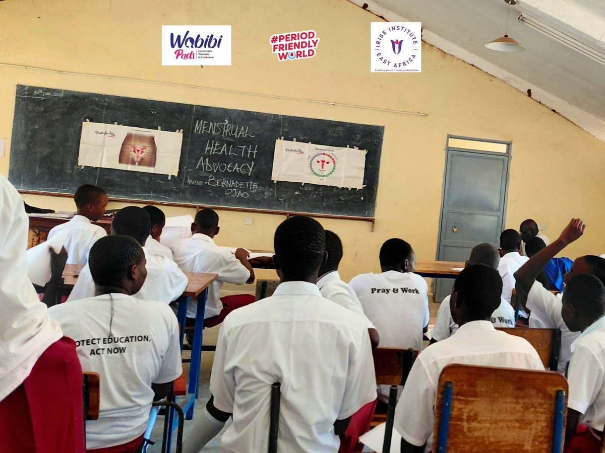 IriseEastAfrica's tweet photo. Through a Menstrual Justice Academy alumni project led by @wabibipads at Moroto High School, more learners now have trusted peers to turn to for menstrual health information and support. A growing culture of openness is helping to break stigma, while both girls and boys are championing menstrual justice and creating a more inclusive, period-friendly school environment.

With emergency reusable menstrual products now available at school, girls are better supported to stay in class and continue learning with confidence when their periods begin unexpectedly.

This is what happens when young leaders are empowered to champion menstrual justice in their communities. @FJS 
#MenstrualJusticeForAll
#MenstrualJusticeAcademy2026