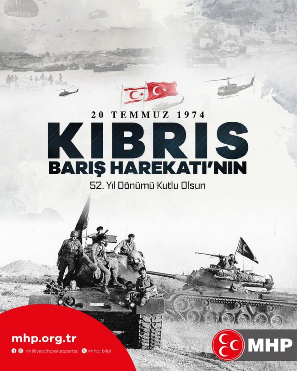mhp_maltepe's tweet photo. #KıbrısBarışHarekatı’nın 52. Yıl Dönümü Kutlu Olsun https://t.co/KctojNhLrl