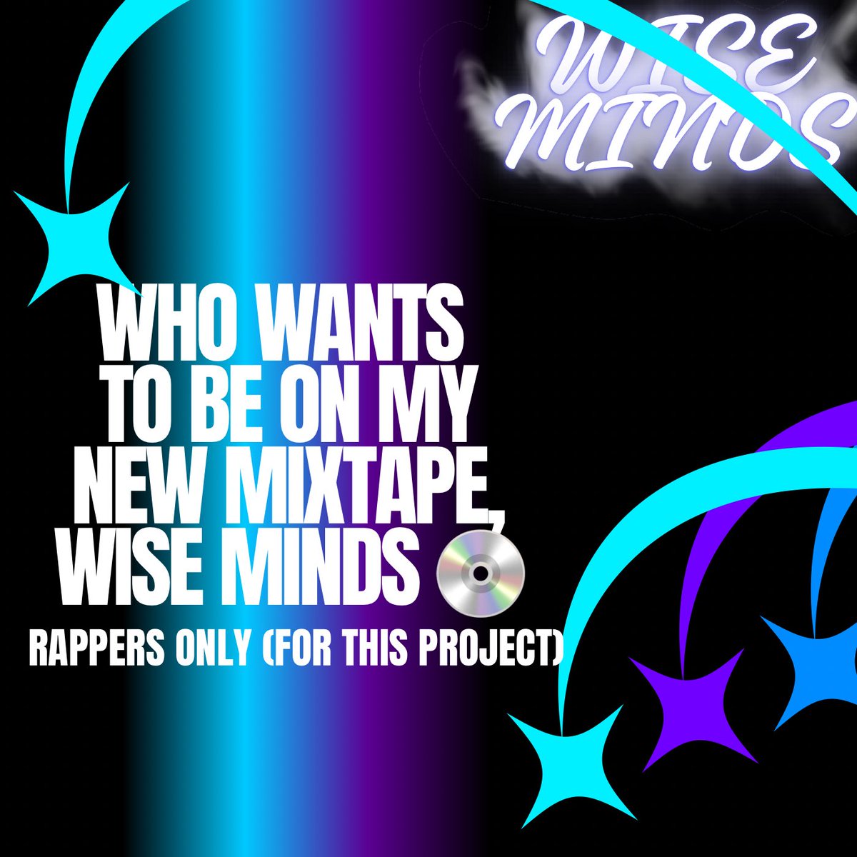 mki2flyofficial's tweet photo. FEATURES OPEN FOR MY UPCOMING MIXTAPE, WISE MINDS 💿 OUT 9/25 🔥 LAST CALL 📞 
#music #mixtape #viral #fyp https://t.co/8yOC2TiPdz
